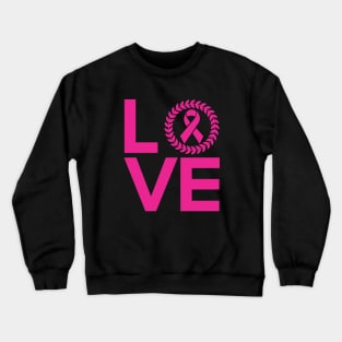 Pink Ribbon Love Crewneck Sweatshirt